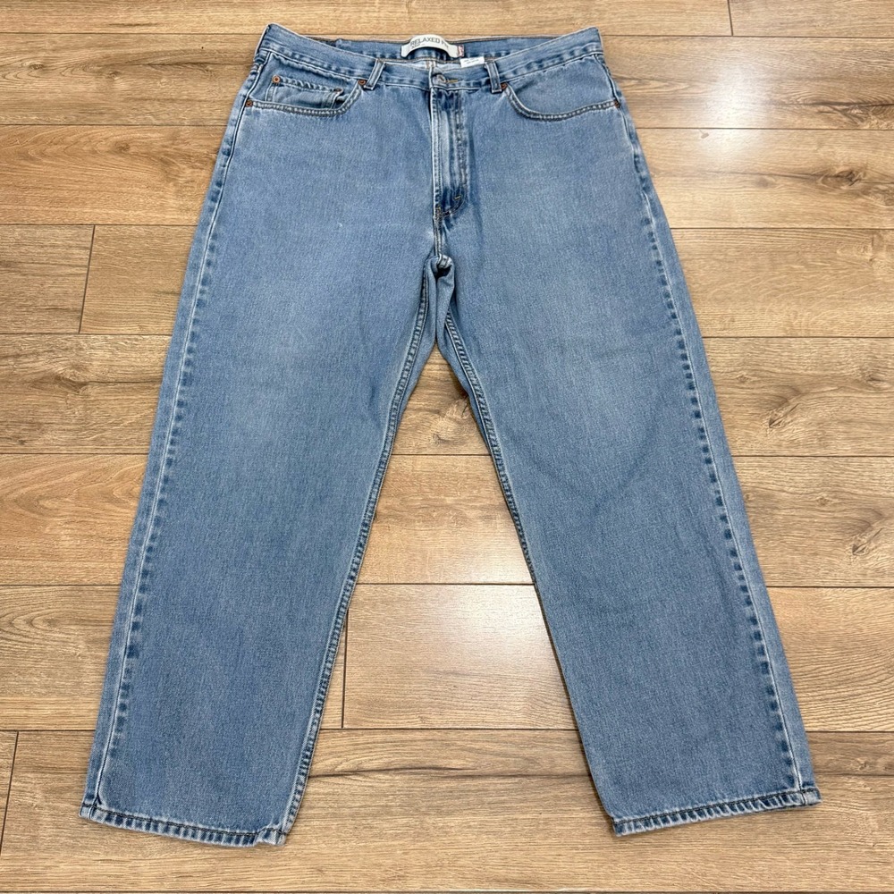 Levis 550 Relaxed Fit Jeans Mens 38x29 Blue Denim Medium Wash 00550-4891‎